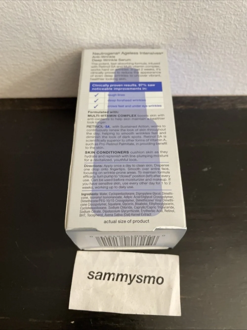 Neutrogena Anti Wrinkle Deep Wrinkle Serum, Retinol 1oz Discontinued